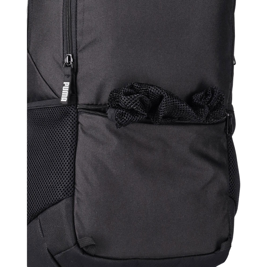 Рюкзак спорт. PUMA TeamGOAL Backpack ball net, 09046701, полиэстер, черный