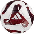 Мяч футб. ADIDAS Tiro League TB HZ1294, р.4, 32 пан., ПУ, термосшивка, бело-бордовый