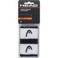 Напульсники HEAD 2,5" stripped, 285864-BKWH, ширина 7см, 90% нейлон, 10% эластан, пара, бело-черный