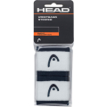 Напульсники HEAD 2,5" stripped, 285864-BKWH, ширина 7см, 90% нейлон, 10% эластан, пара, бело-черный