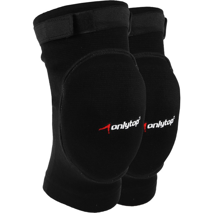 Наколенники волейбольные ONLYTOP, р. М, цвет чёрный