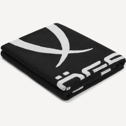 Полотенце спортивное JOGEL ESSENTIAL Towel L, 70х140, черный/белый