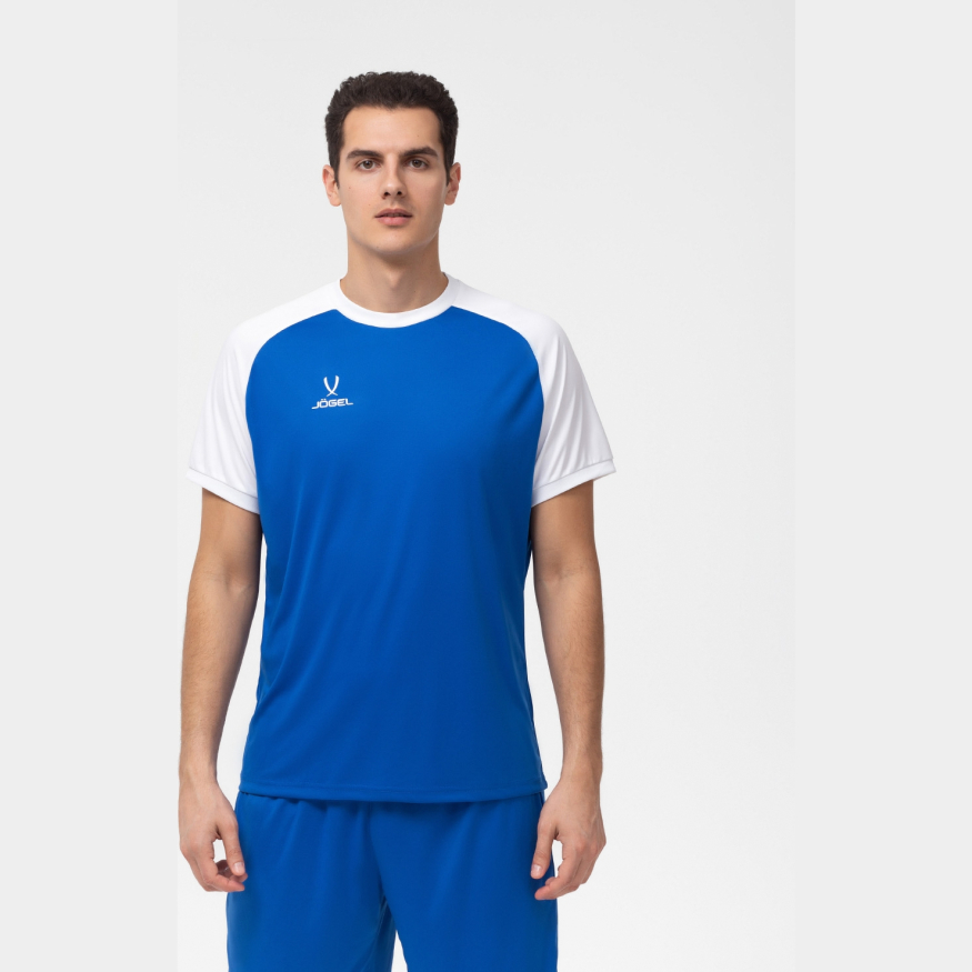 Футболка игровая JOGEL CAMP Reglan Jersey, синий/белый