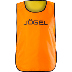 Манишка двухсторонняя JOGEL Reversible Bib, оранжевый/лаймовый, детский