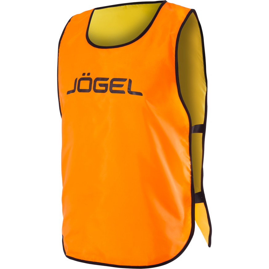 Манишка двухсторонняя JOGEL Reversible Bib, оранжевый/лаймовый, детский