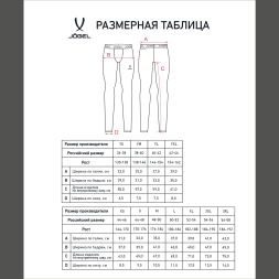 Тайтсы компрессионные JOGEL CAMP PerFormDRY Baselayer Tights, голубой