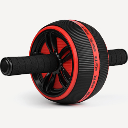 БЕЗ УПАКОВКИ Ролик для пресса STARFIT RL-109, широкий, красный/черный