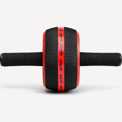 БЕЗ УПАКОВКИ Ролик для пресса STARFIT RL-109, широкий, красный/черный