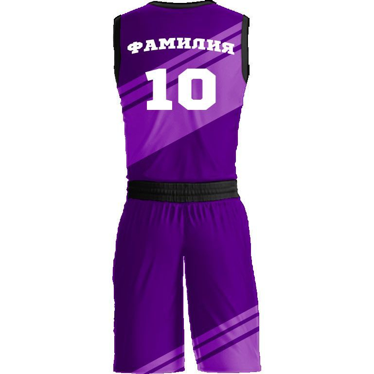 Баскетбольная форма ЭКИПО STRIPE Фиолетовый цвет