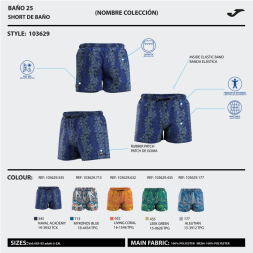 BERMUDA DE BAÑO SANTA MÓNICA    