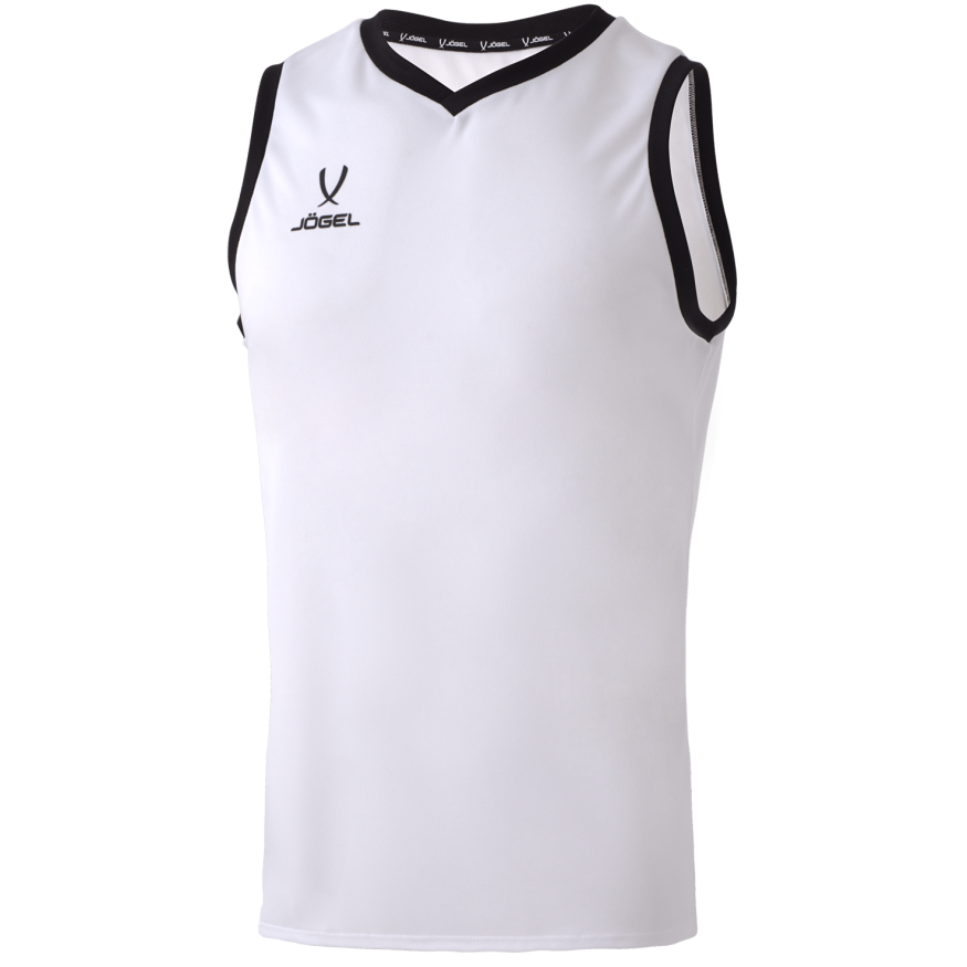 Майка баскетбольная JÖGEL CAMP Basic, белый, детский