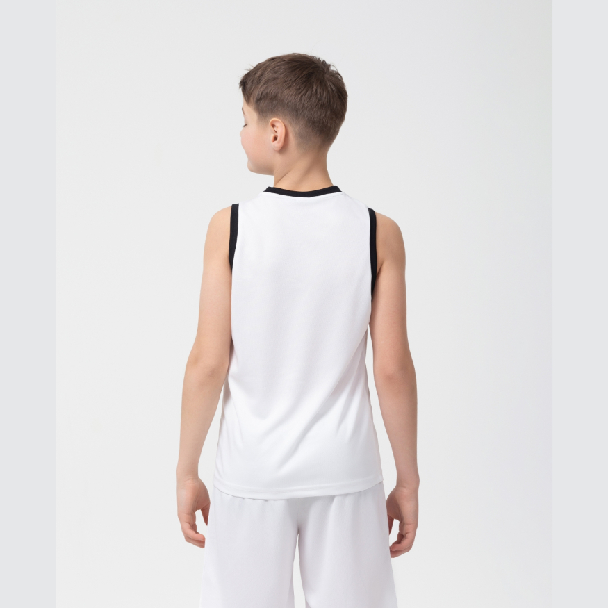 Майка баскетбольная JOGEL CAMP Basic, белый, детский