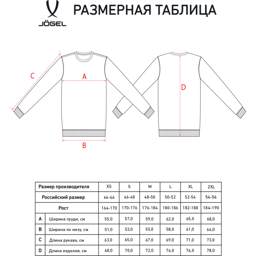 Свитшот JOGEL ESSENTIAL Sweatshirt, черный