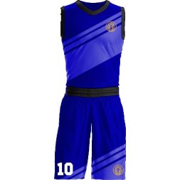 Баскетбольная форма ЭКИПО STRIPE Синий цвет