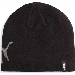 Шапка дет. PUMA Ess No 1 Logo Cuffless Beani Kids, 02569701, акрил, полиамид, эластан, черный