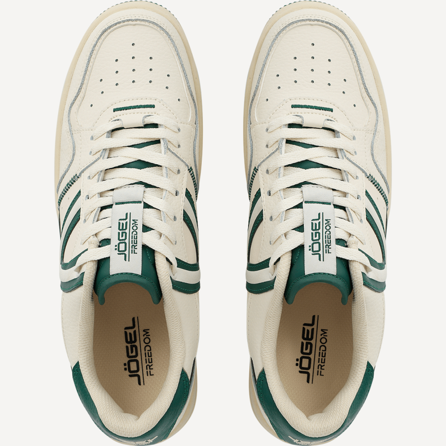 Кроссовки спортивные JÖGEL Freedom, светло-бежевый/зеленый