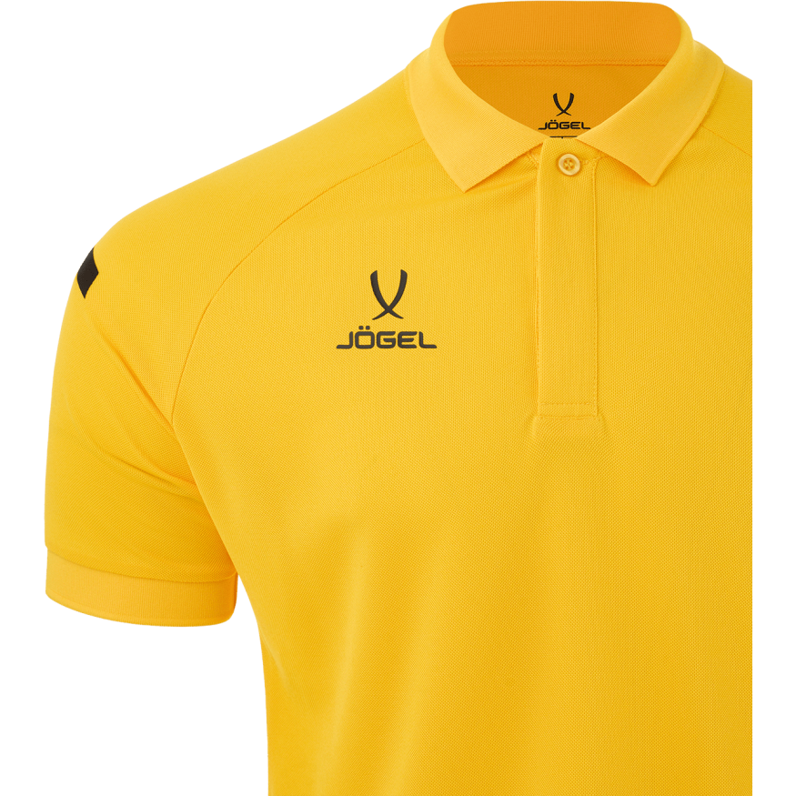 Поло JOGEL CAMP 2 Poly Polo, желтый/черный
