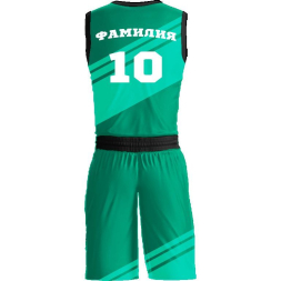 Баскетбольная форма ЭКИПО STRIPE Зеленый цвет