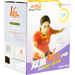 Мяч для настольного тенниса DOUBLE FISH No-Star Ball , V40+, 100 шт