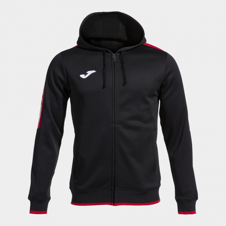 Толстовка с капюшоном JOMA OLIMPIADA NEGRO ROJO