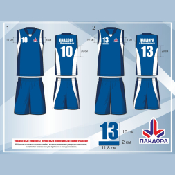 Комплект игровой формы ЭКИПО ПАНДОРА