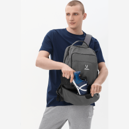 Рюкзак с двойным дном JOGEL CAMP Double Bottom 2.0, темно-серый