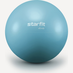 Медбол STARFIT GB-703, 4 кг, синий пастель