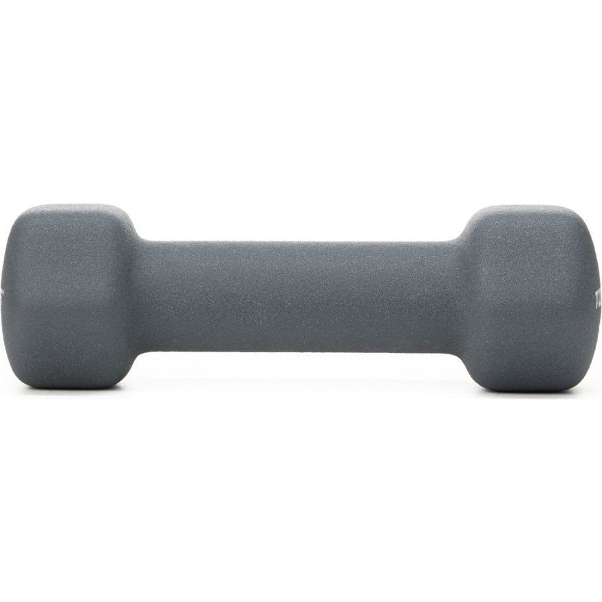 Гантель TORRES 1 кг, PL522501, металл в неопреновой оболочке, форма шестигранник, серый