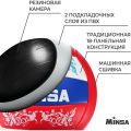 Мяч волейбольный MINSA, ПВХ, машинная сшивка, 18 панелей, р. 5