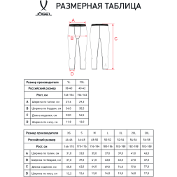 Тайтсы компрессионные JOGEL CAMP PerFormDRY Tight 3/4, красный