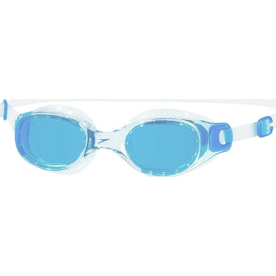 Очки для плав. SPEEDO Futura Classic, 8-108983537A, ГОЛУБЫЕ линзы, прозрачная оправа