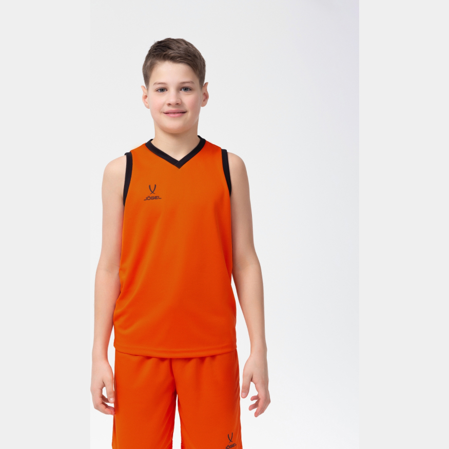 Майка баскетбольная JOGEL CAMP Basic, оранжевый, детский