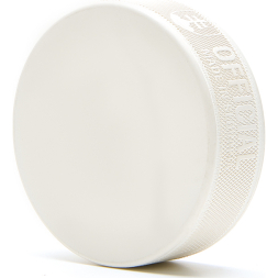 Шайба хоккейная Vegum 304 3113, диаметр 75мм., высота 25мм., белая