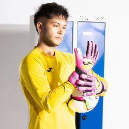Вратарские перчатки JOMA GUANTES PORTERO PREMIER ROSA FLUOR NEGRO