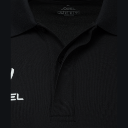 Поло JOGEL CAMP 2 Poly Polo, черный, детский