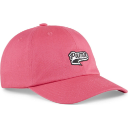Бейсболка спорт. PUMA Script Logo 02403206, 100% хлопок, фуксия