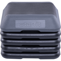 УЦЕНКА Степ-платформа STARFIT SP-401 40х40х30 см, 5-уровневая, квадратная, с обрезиненным покрытием