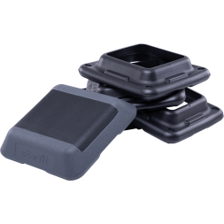 УЦЕНКА Степ-платформа STARFIT SP-401 40х40х30 см, 5-уровневая, квадратная, с обрезиненным покрытием