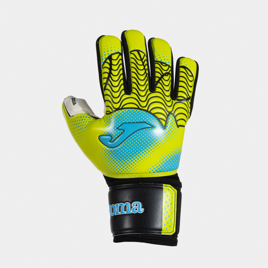Вратарские перчатки JOMA GUANTES PORTERO PREMIER AMARILLO FLUOR NEGRO