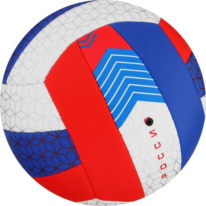 Мяч волейбольный MINSA «РОССИЯ», ПВХ, машинная сшивка, 18 панелей, р. 5