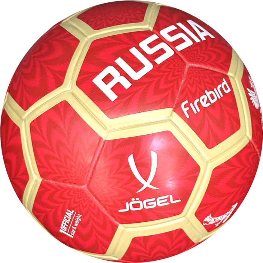 Мяч футбольный JOGEL Russia Firebird №1