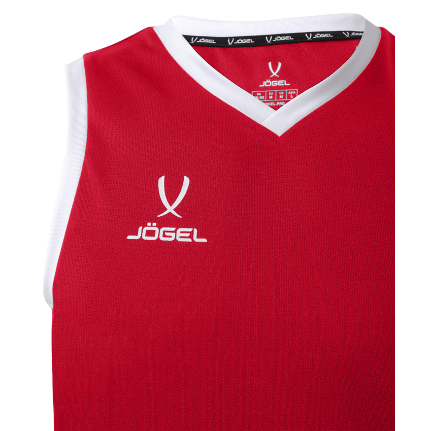 Майка баскетбольная JOGEL CAMP Basic, красный, детский