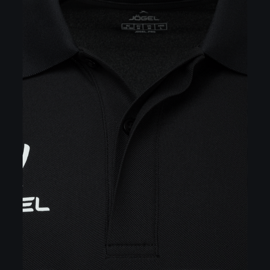 Поло JOGEL CAMP 2 Poly Polo, черный
