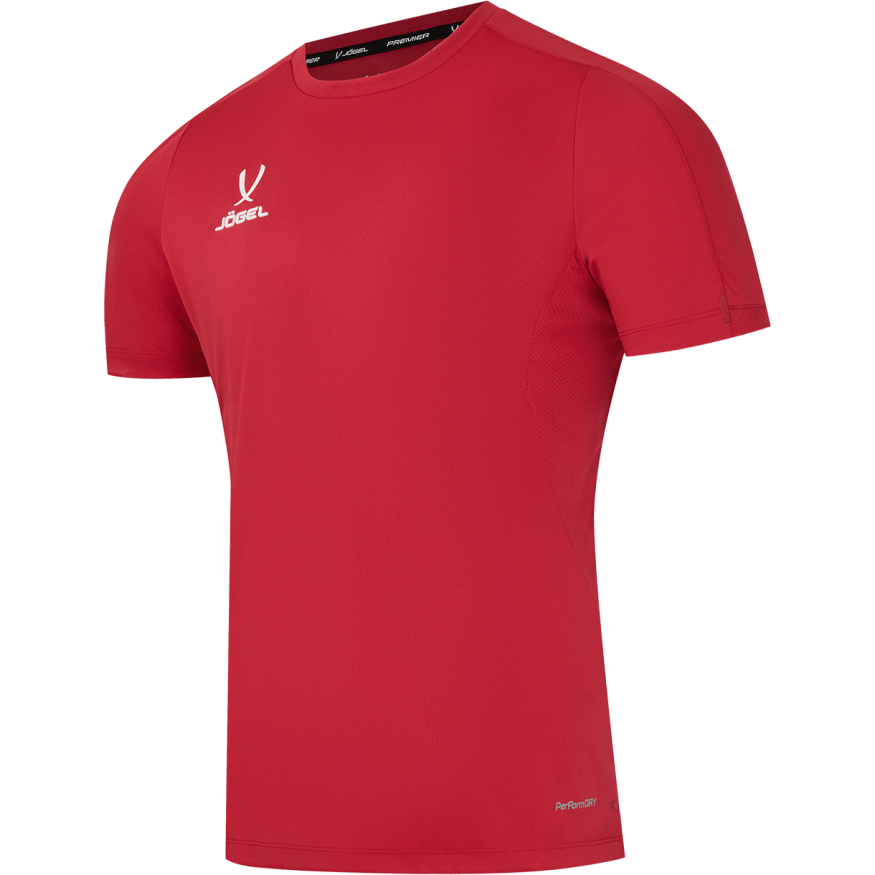 Футболка тренировочная JÖGEL PREMIER PerFormDRY Training Poly Tee, красный