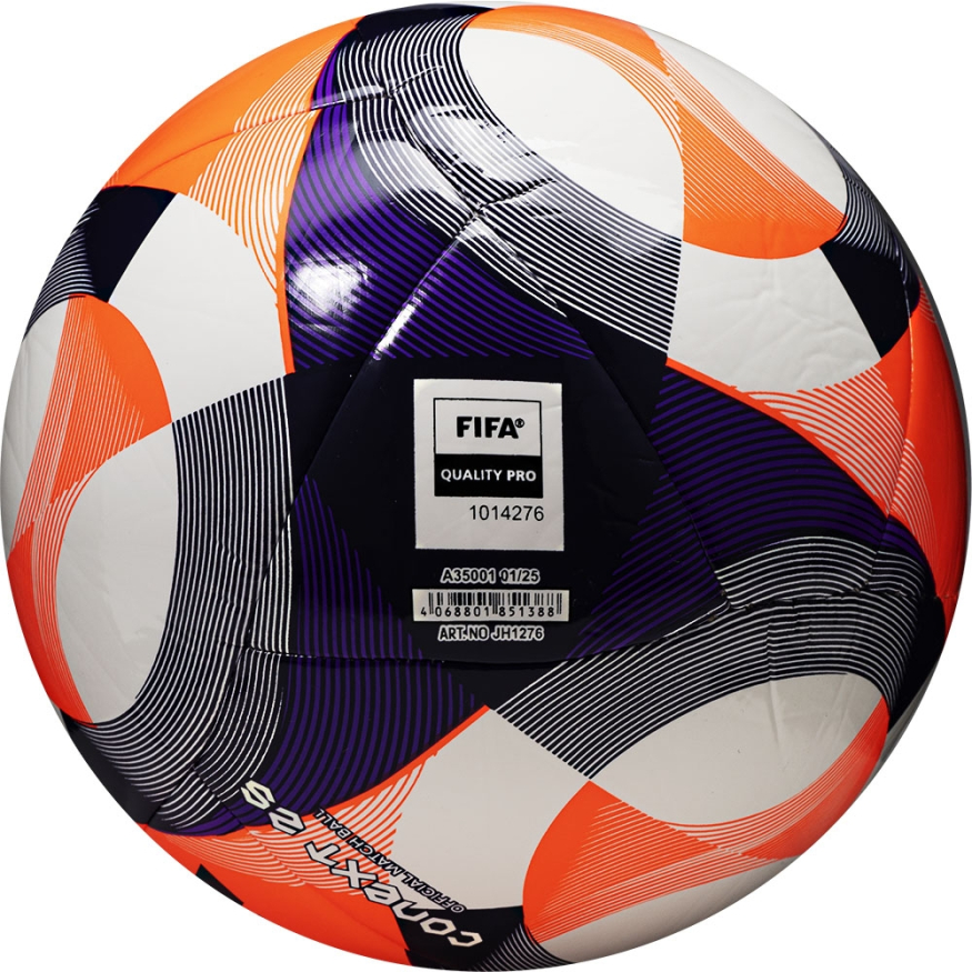 Мяч для пляж. футб. ADIDAS Conext 25 Pro Beach, JH1276, р.5, FIFA Pro, 14 пан, ТПУ, маш.сш, оранж.