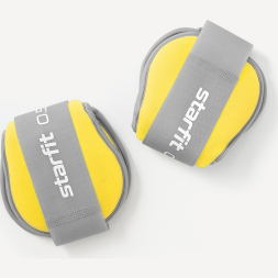 УЦЕНКА Утяжелители универсальные STARFIT WT-502, 0,5 кг, желтый/серый