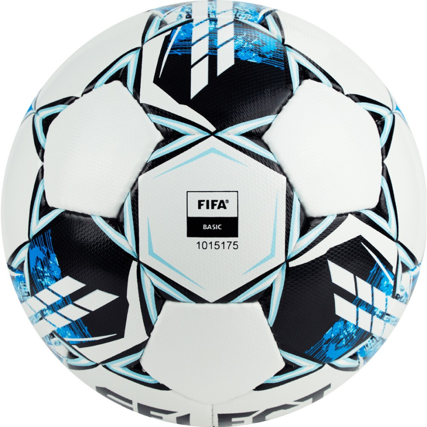 Мяч футб. SELECT Team Basic V23, 0865560002, р.5, FIFA Basic, 32 пан, гл.ПУ, руч.сш., бело-сине-гол