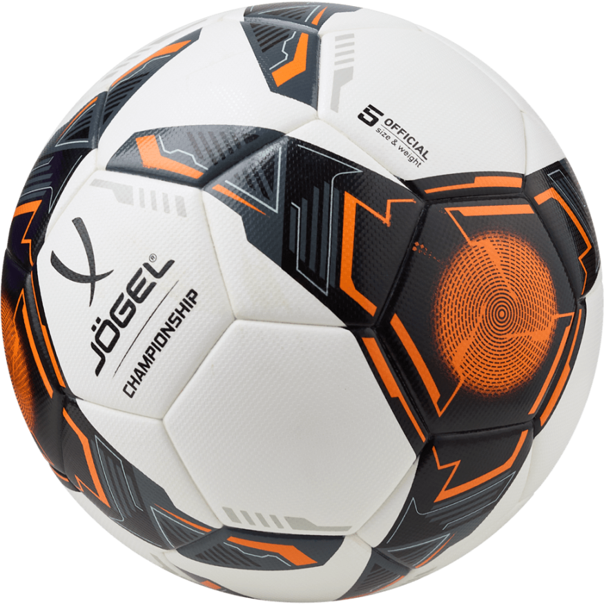 Мяч футбольный JOGEL Championship №5, белый