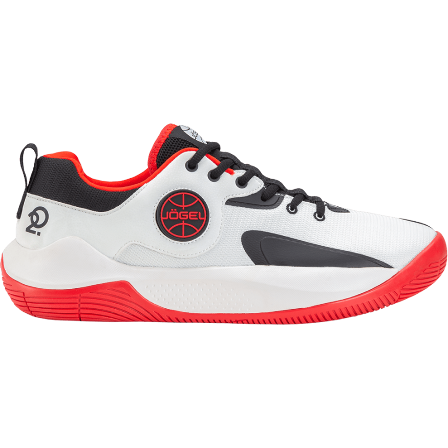 Кроссовки баскетбольные JÖGEL Launch LOW, White/black/red
