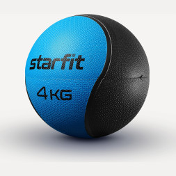 Медбол высокой плотности STARFIT GB-702, 4 кг, синий